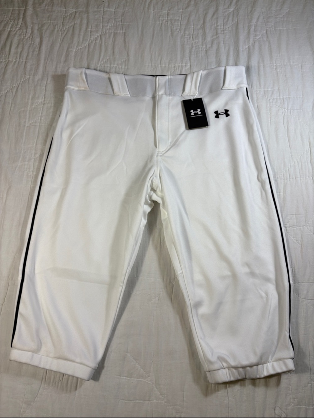 Under Armour Gameday Vanish Piped Men's Baseball Knicker Pants White New NWT‎ XL